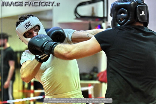 2019-05-30 Milano - pound4pound boxe gym 1366 Marco Meneghin vs Alex Avella
